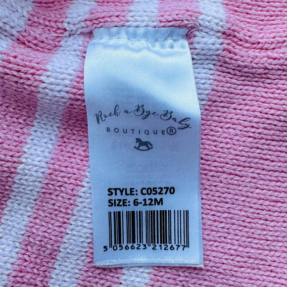 Rock-a-Bye Baby pink knot jacket with pants 2 piece set - Picture 7 of 7